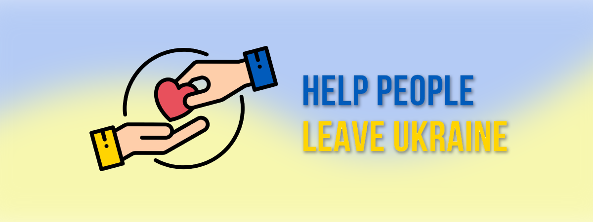 Help people leave Ukraine